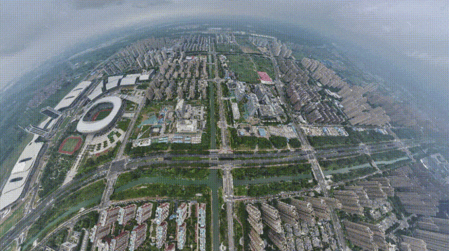 通过高空航